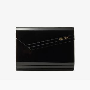 Jimmy Choo Candy Clutch Bag in Acrylic Black