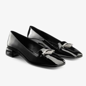Jimmy Choo Ravi Flats Women Patent Leather Black