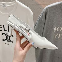 Jimmy Choo Amel 50 Slingback Pumps Women Nappa Leather White