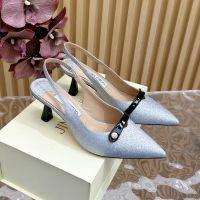 Jimmy Choo Amita 65 Pumps Women Glitter Fabric Silver