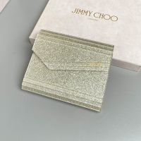 Jimmy Choo Candy Clutch Bag in Glitter Acrylic Khaki