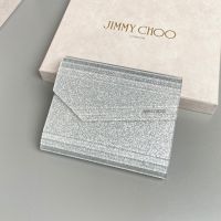 Jimmy Choo Candy Clutch Bag in Glitter Acrylic Silver