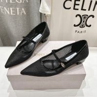 Jimmy Choo Carolyn Flats Women Mesh Black