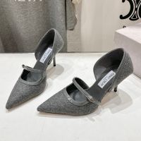 Jimmy Choo Carolyn Pumps Women Flannel Grey