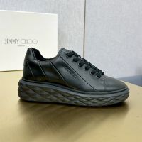 Jimmy Choo Diamond Light M Sneakers Women Spliced Nappa Leather Black