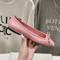 Jimmy Choo Elme Flats Women Nappa Leather with Pearl Embellishment Pink