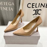 Jimmy Choo Ixia 95 Pumps Women Patent Leather Apricot