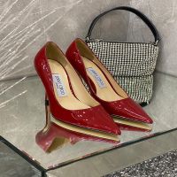 Jimmy Choo Love Pumps Women Patent Leather Red