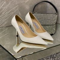 Jimmy Choo Love Pumps Women Patent Leather White