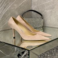 Jimmy Choo Love Pumps Women Suede Beige