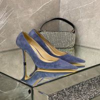 Jimmy Choo Love Pumps Women Suede Blue