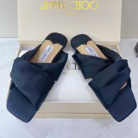 Jimmy Choo Narisa Slides Women Satin Black