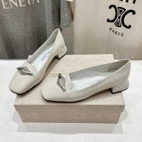 Jimmy Choo Ravi Flats Women Patent Leather White