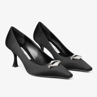 Jimmy Choo Ryker 70 Pumps Women Satin Black