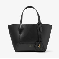 Jimmy Choo Small Diamond Tote in Calf Leather Black