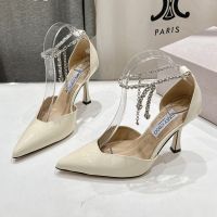 Jimmy Choo Stevie Pumps Women Patent Leather Beige