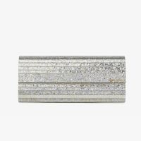 Jimmy Choo Sweetie Clutch Bag in Coarse Glitter Acrylic Silver