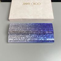 Jimmy Choo Sweetie Clutch Bag in Degrade Glitter Acrylic Silver/Blue