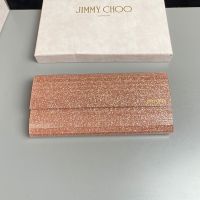 Jimmy Choo Sweetie Clutch Bag in Glitter Acrylic Brown