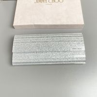 Jimmy Choo Sweetie Clutch Bag in Glitter Acrylic Silver
