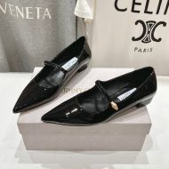 Jimmy Choo Carolyn Flats Women Patent Leather Black