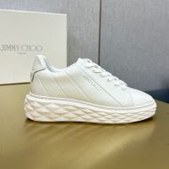 Jimmy Choo Diamond Light M Sneakers Women Spliced Nappa Leather White